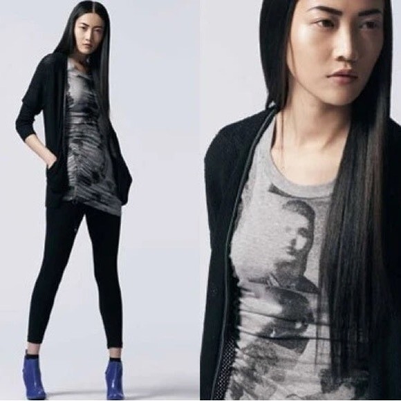 McQ Alexander McQueen x Target Mesh Cardigan in Black Size XS - Picture 7 of 10